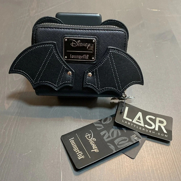 Loungefly LASR Mickey Mouse bat Wallet - Picture 2 of 13